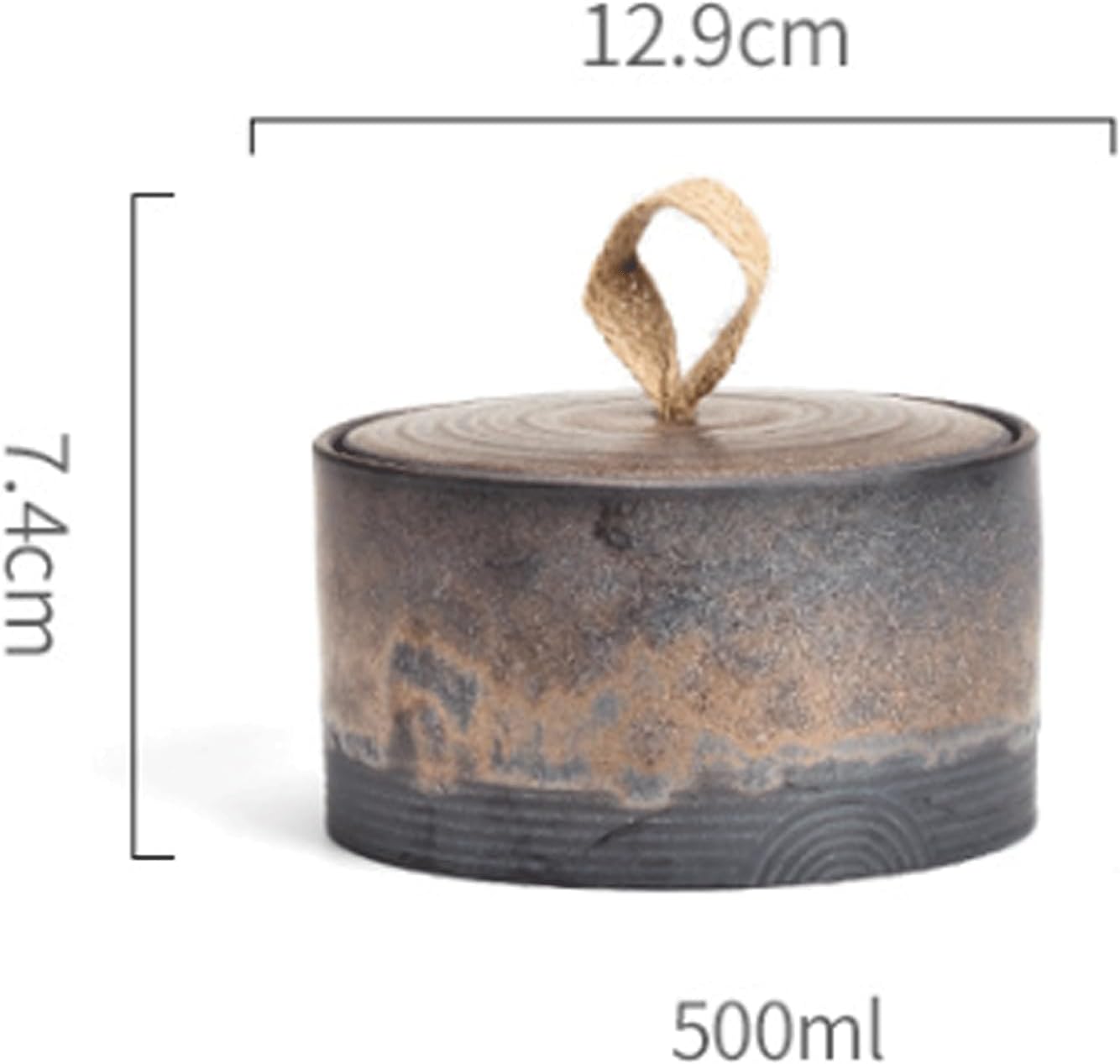 古常滑 水指 蓋付 茶道具 箱付 L309